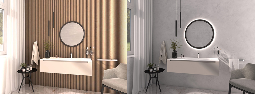 specchio bagno Koh-I-Noor Rubino